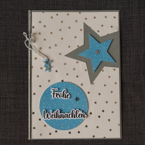 Weihnachten ausgeschnittener Stern
