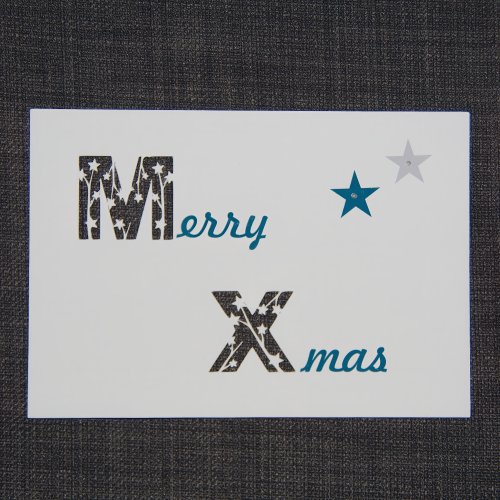 Merry X-mas ausgeschnitten