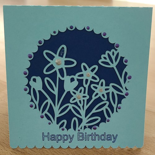 Happy Birthday Blume klein