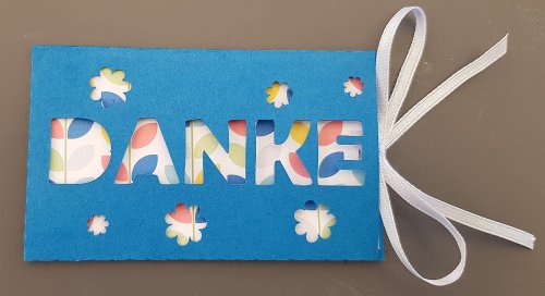 Danke Schiebekarte
