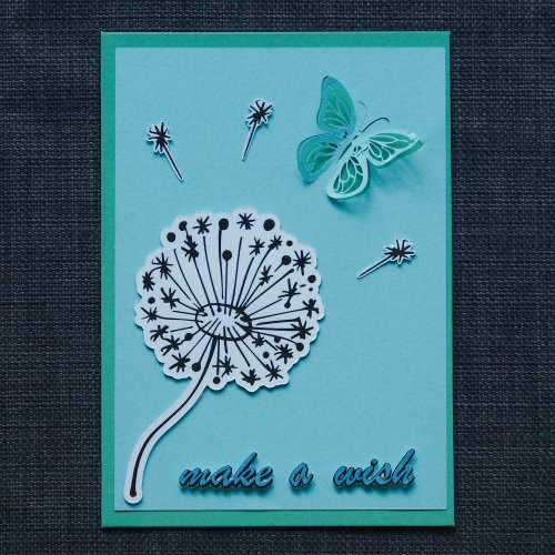 Make a wish mit Schmetterling
