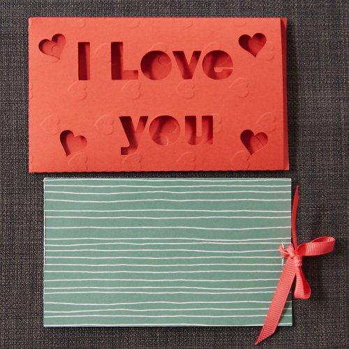 I Love you Schiebekarte