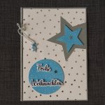 Weihnachten ausgeschnittener Stern
