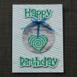 Happy Birthday hängendes Herz